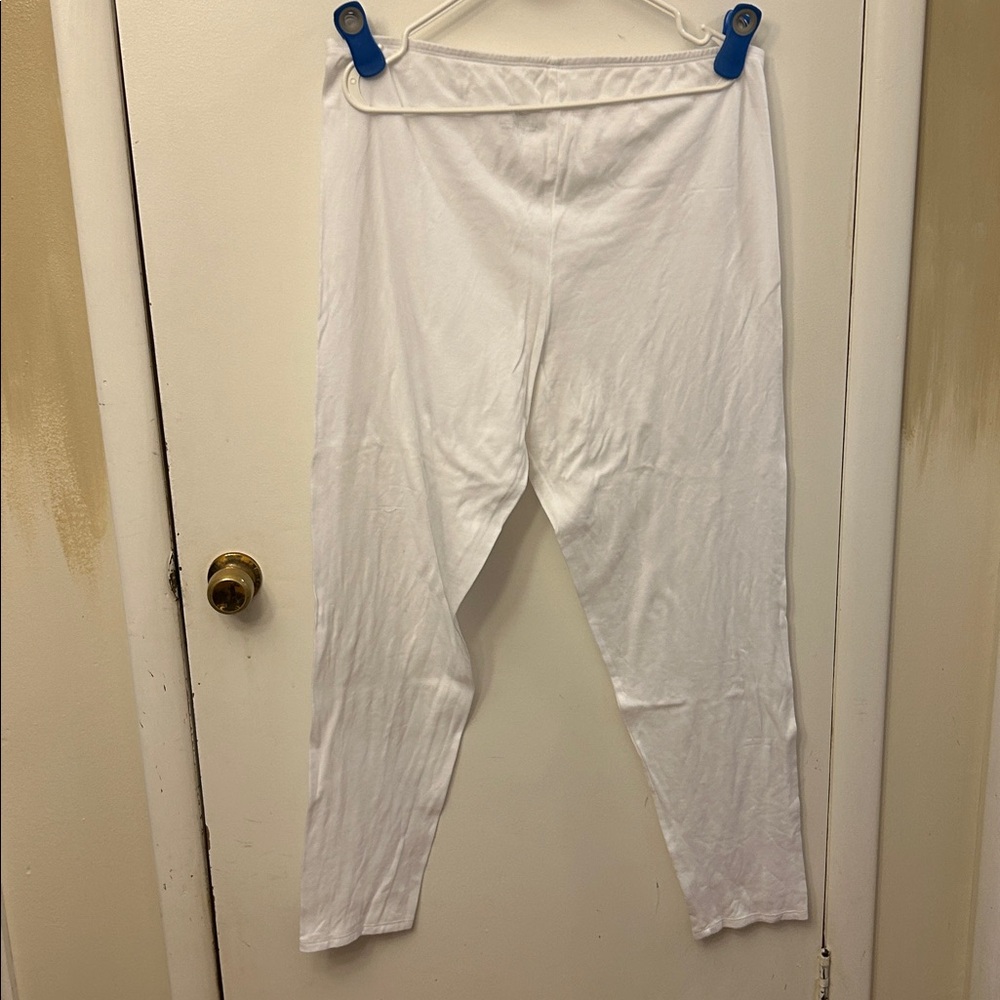 Cuddl Duds Women’s Pajama Pants White Size 1X - Picture 3 of 4